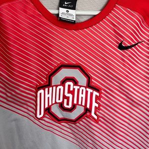 Men’s NIKE dry fit long sleeve OHIO STATE shirt